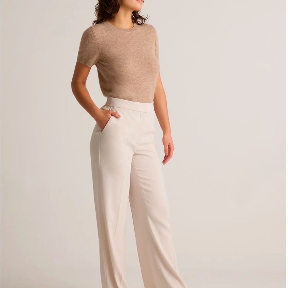 Quince Stretch Crepe Classic Trouser Pants